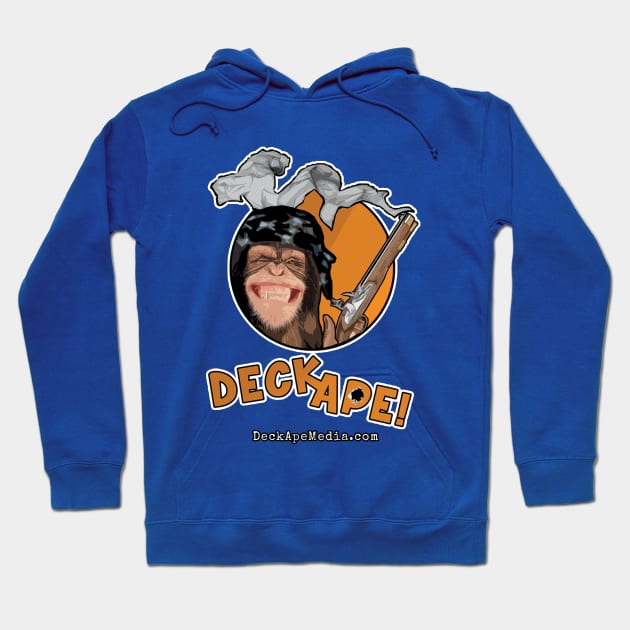 Deck Ape: Deadeye Chimp Hoodie by DeckApe